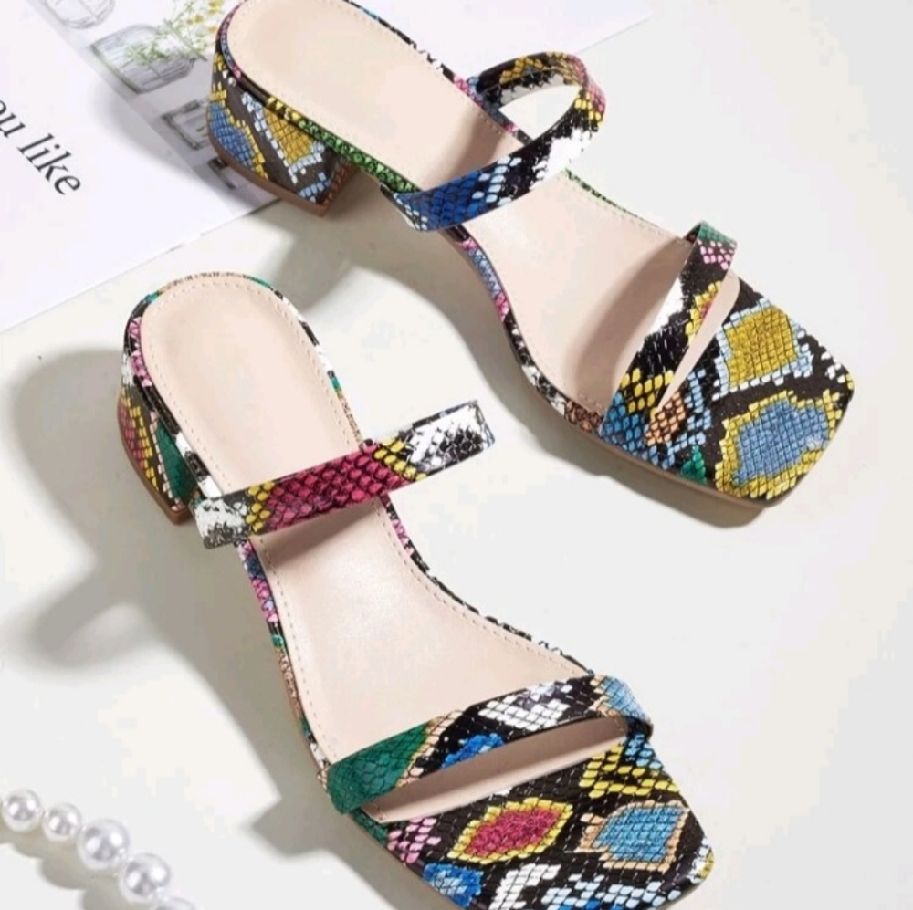 New Snake Skin Heels